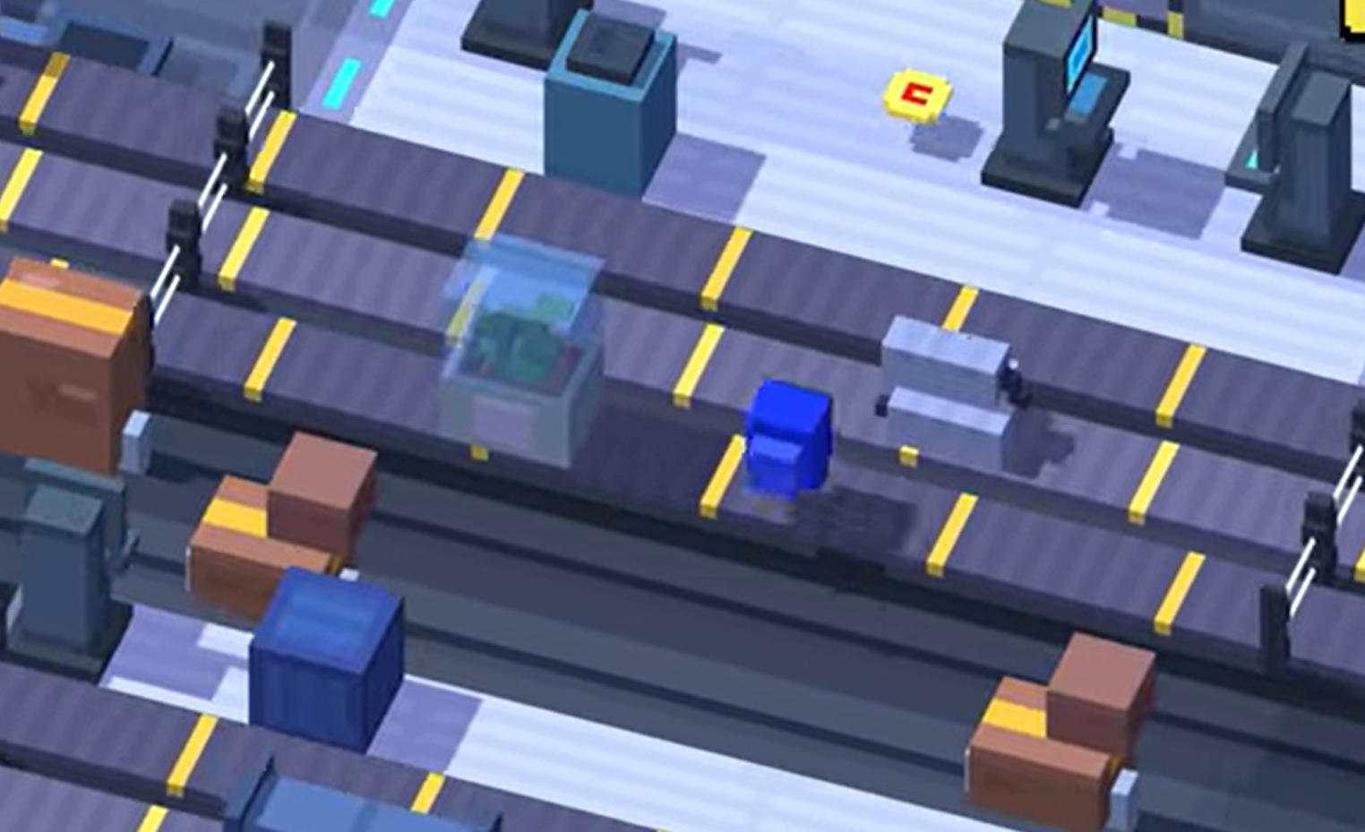 Crossy Road online arcade crossing game with collectible characters